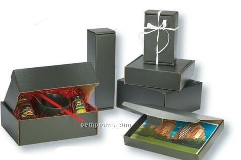 Black Specialty Corrugated Packaging (16 1/8"X11 1/4"X5 5/16")