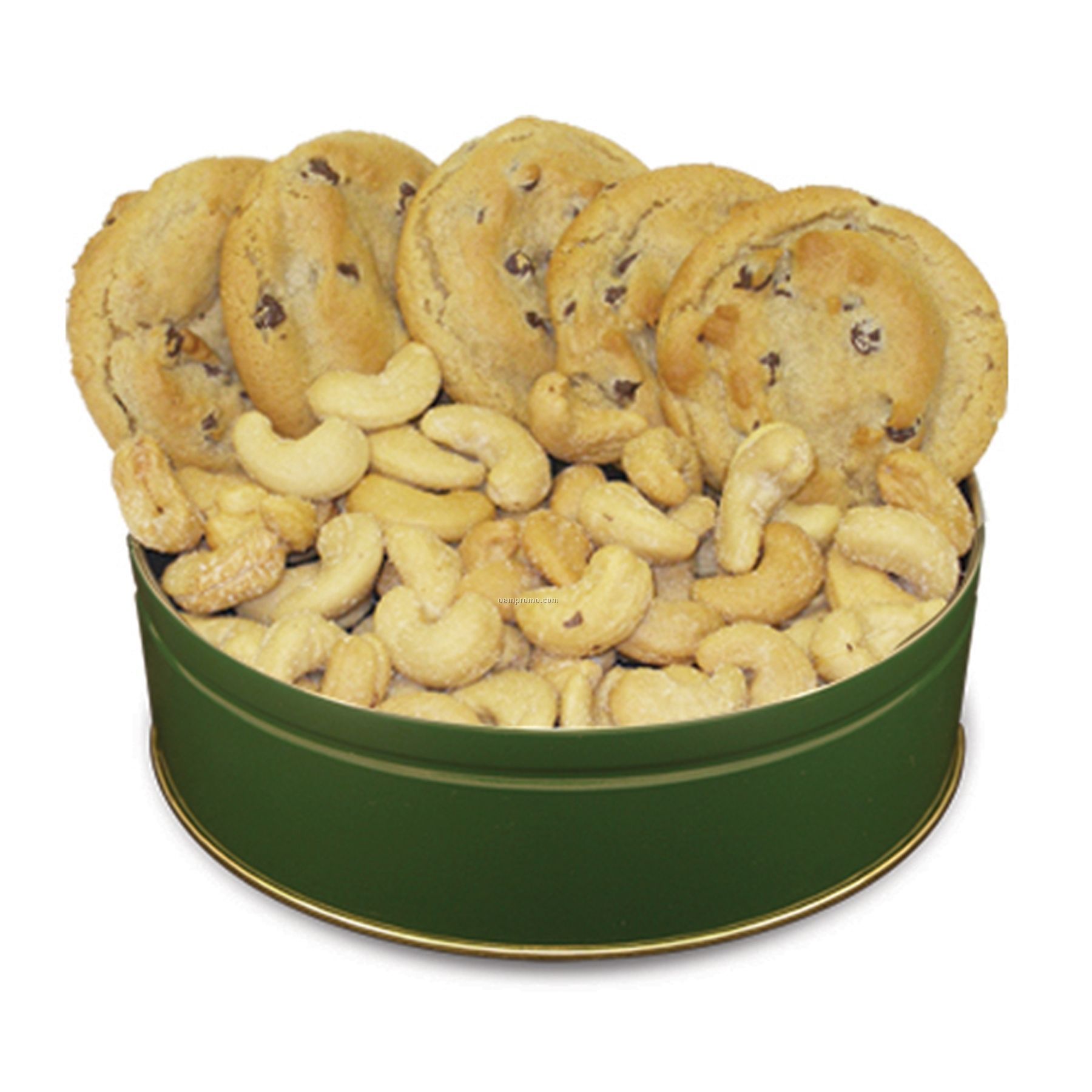 Cookie Nut Combos - Chocolate Chip (5 Cookies) Fancy Jumbo Cashews (5 Oz.)