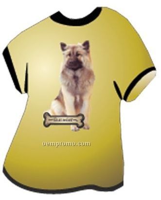 Eurasier Dog T Shirt Acrylic Coaster W/ Felt Back