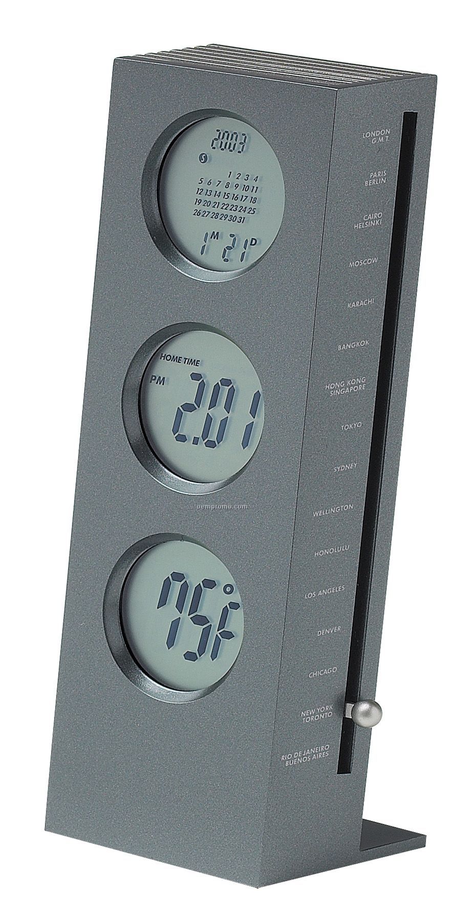 "Tower" World Time Weather Station