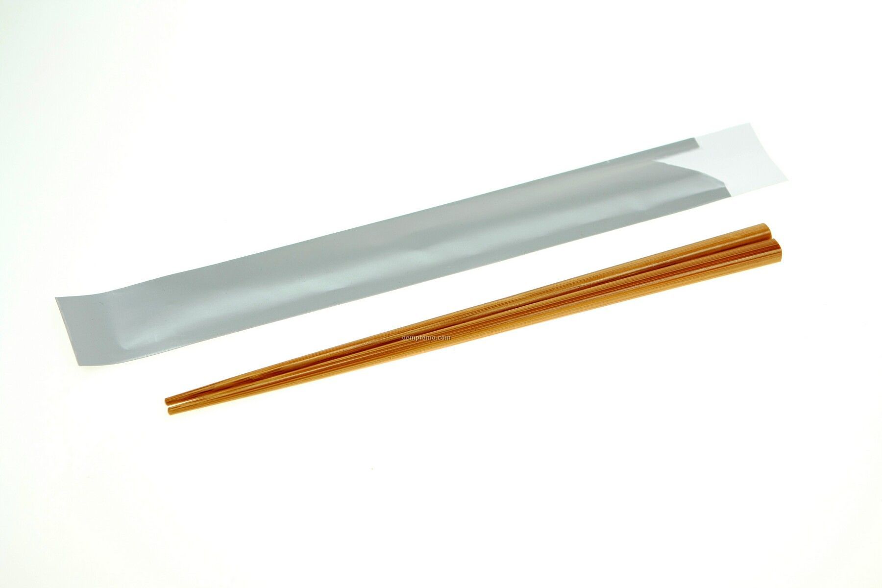 Lowest Price On The Market- Bamboo Chopsticks In Silver Paper Pouch