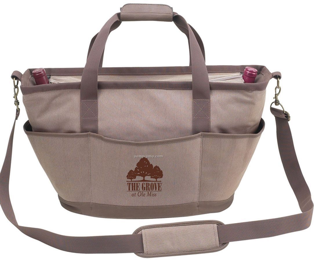 Picnic Basket Cooler Tote Bag