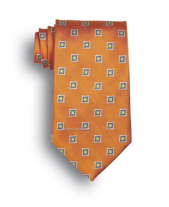 Wolfmark Vasari Polyester Tie - Orange