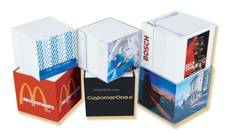 Plastoform Acrylic Memo Box (4"X4"X4")