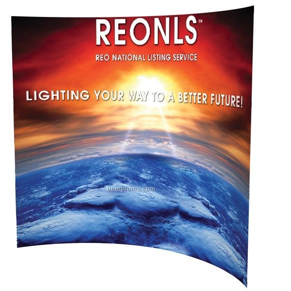 10' Curve Billboard Pop-up Display Face Graphic Banner