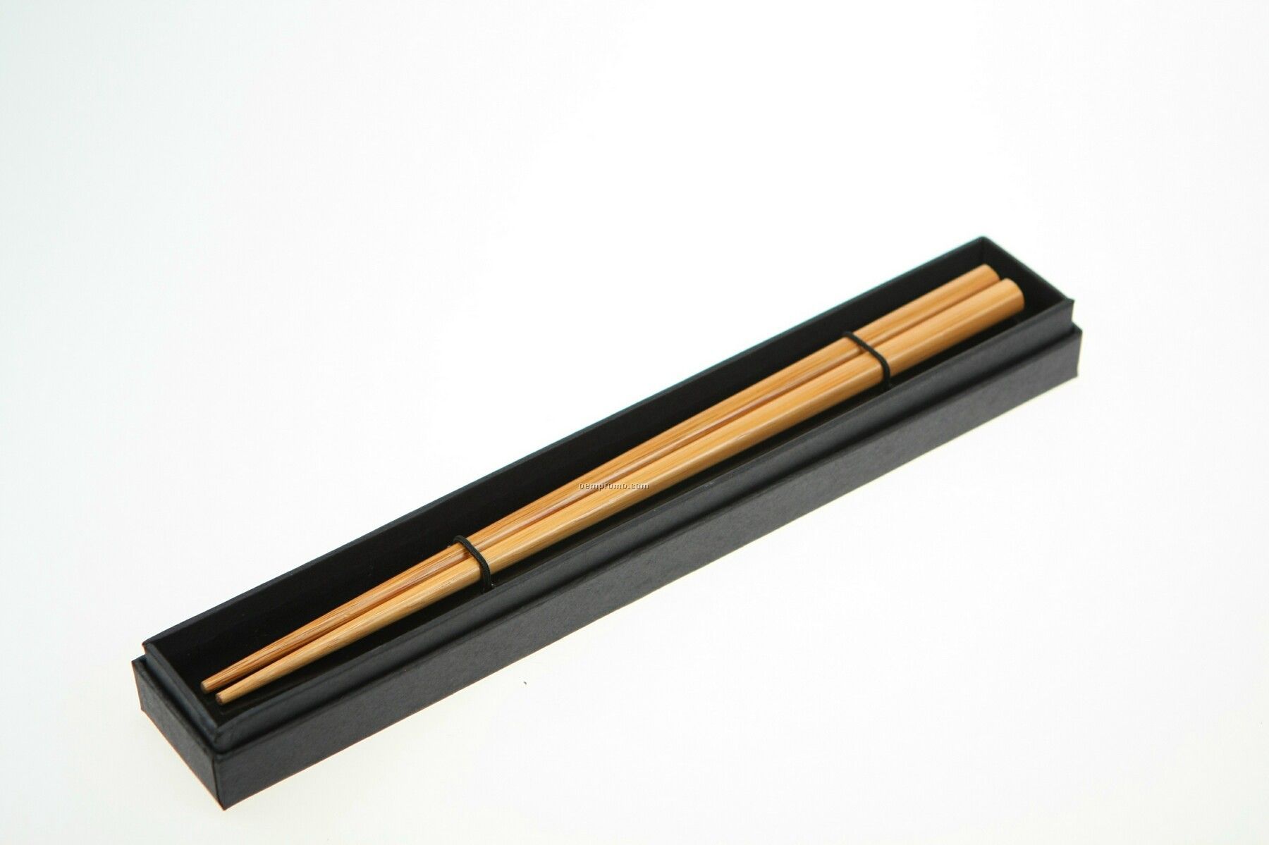 Bamboo Chopsticks In Black Cardboard Box