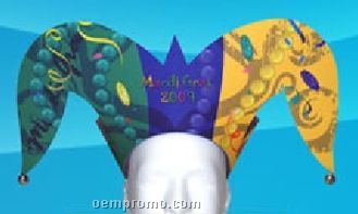 Foam Full Color Mardi Gras/ Jester Headpiece