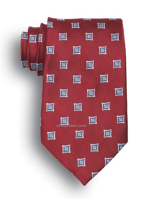 Vasari Polyester Tie - Red