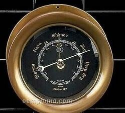 Antiqued Brass Barometer