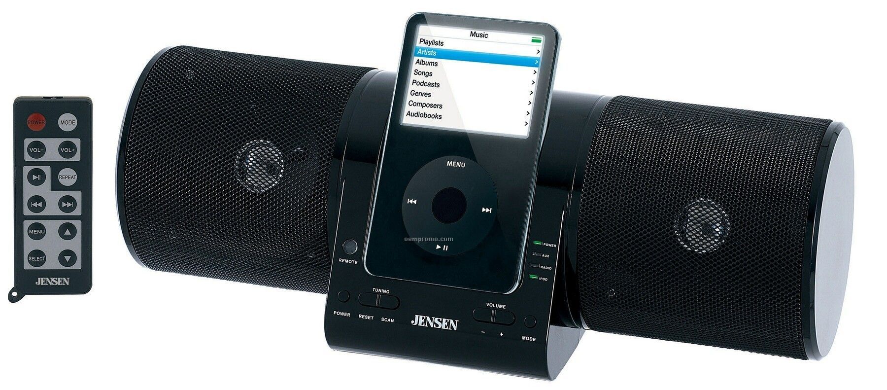 Docking Station W/ FM Tuner And Built-in Speakers For Ipod