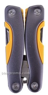 Large Stainless Steel Multi-tool (Carbon/Yellow)