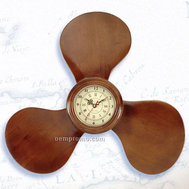 23" Wooden Propeller Clock(Laser Engraved)
