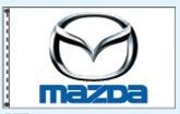 Standard Double Face Dealer Logo Spacewalker Flag (Mazda)