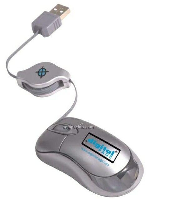 USB Chrome Optical Mini Mouse