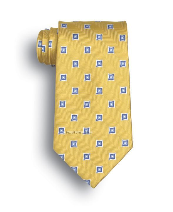 Wolfmark Vasari Polyester Tie - Yellow