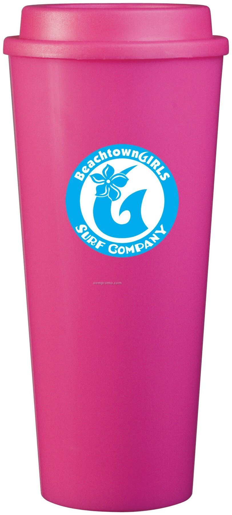20 Oz. Pink Plastic Cup2go Cup