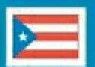Flag Stock Temporary Tattoo - Puerto Rico Flag (2"X1.5")