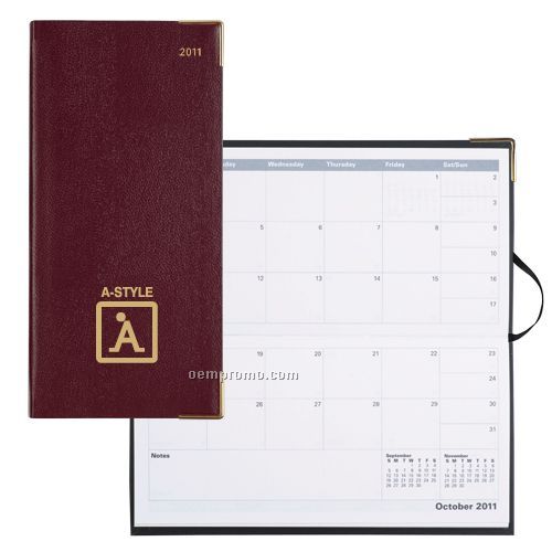 Letts Of London Classic Horizontal Monthly Pocket Planner