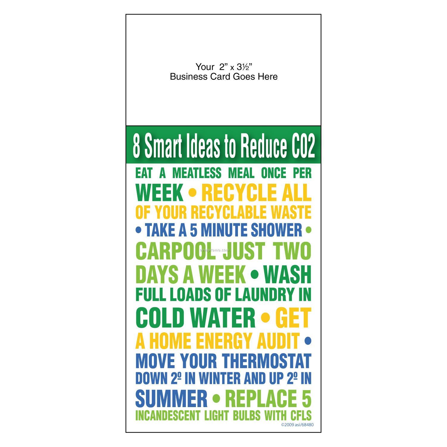 Self-adhesive Add-on Magnet + Info Card "8 Smart Ideas"