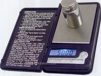 Stainless Steel Pocket Scale / 122mmx73mmx16mm