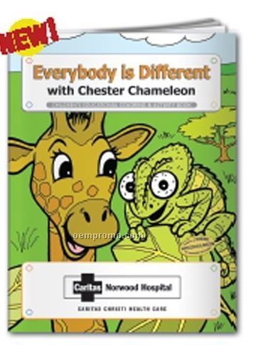 Coloring Book - Everybody Is Different W/Chester Chameleon