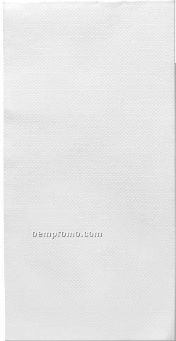 Colorware White Dinner Napkins With 1/8 Fold