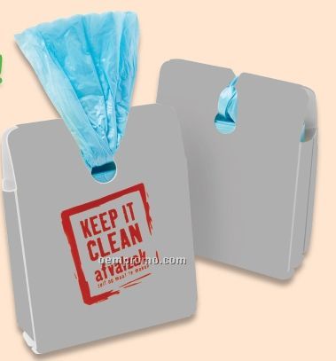 Portable Eco Friendly Trash Bag Dispenser (Gray)