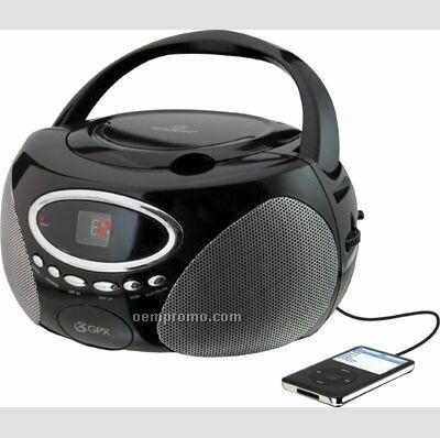 Gpx Portable CD Player With AM/FM Radio