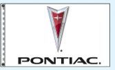 Standard Double Face Dealer Logo Spacewalker Flag (Pontiac)