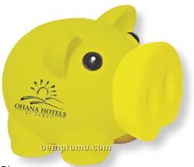 Yellow Piggy Bank (Imprinted)
