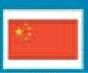 Flag Stock Temporary Tattoo - China Flag (2