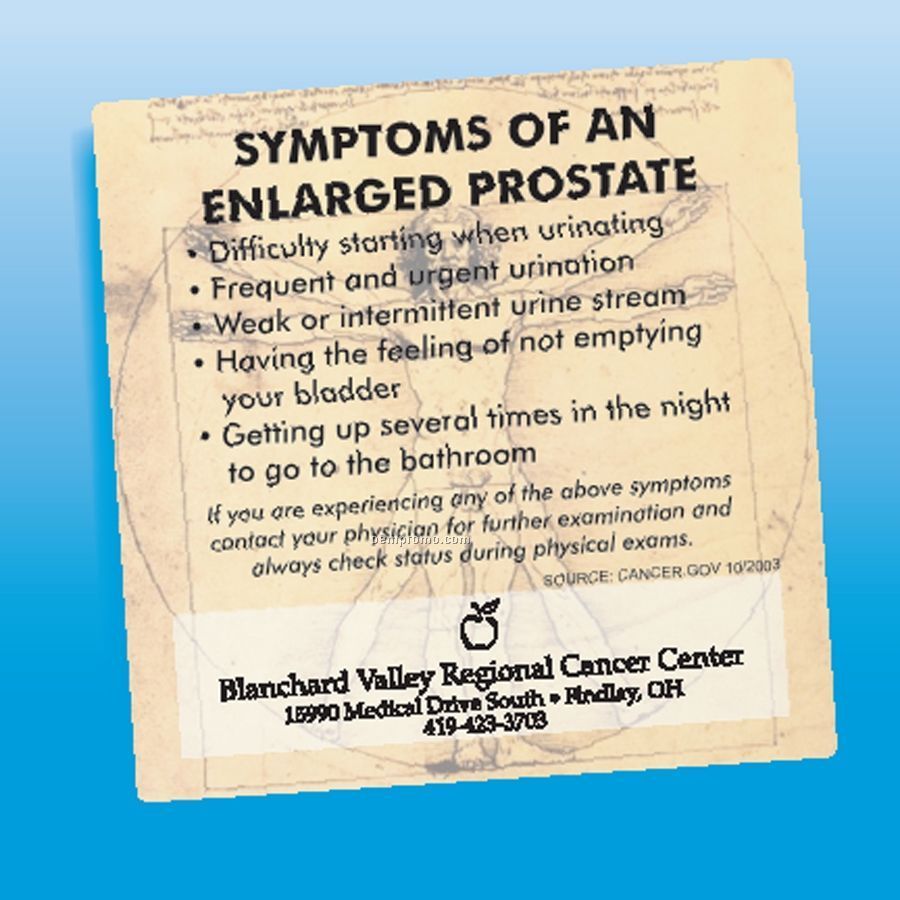 Health & Safety - Laminated Enlarged Prostate Magnet