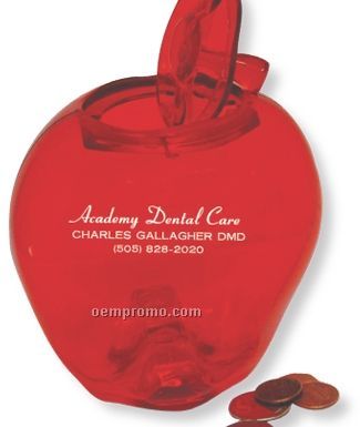 Translucent Red Apple Bank (Printed)
