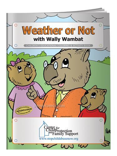 Coloring Book - Weather Or Not W/Wally Wombat