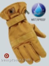 Insulated Waterproof Cotton Canvas Gloves (M-xl)