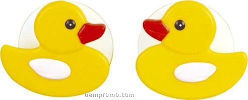 Rubber Duck On Suction Cup