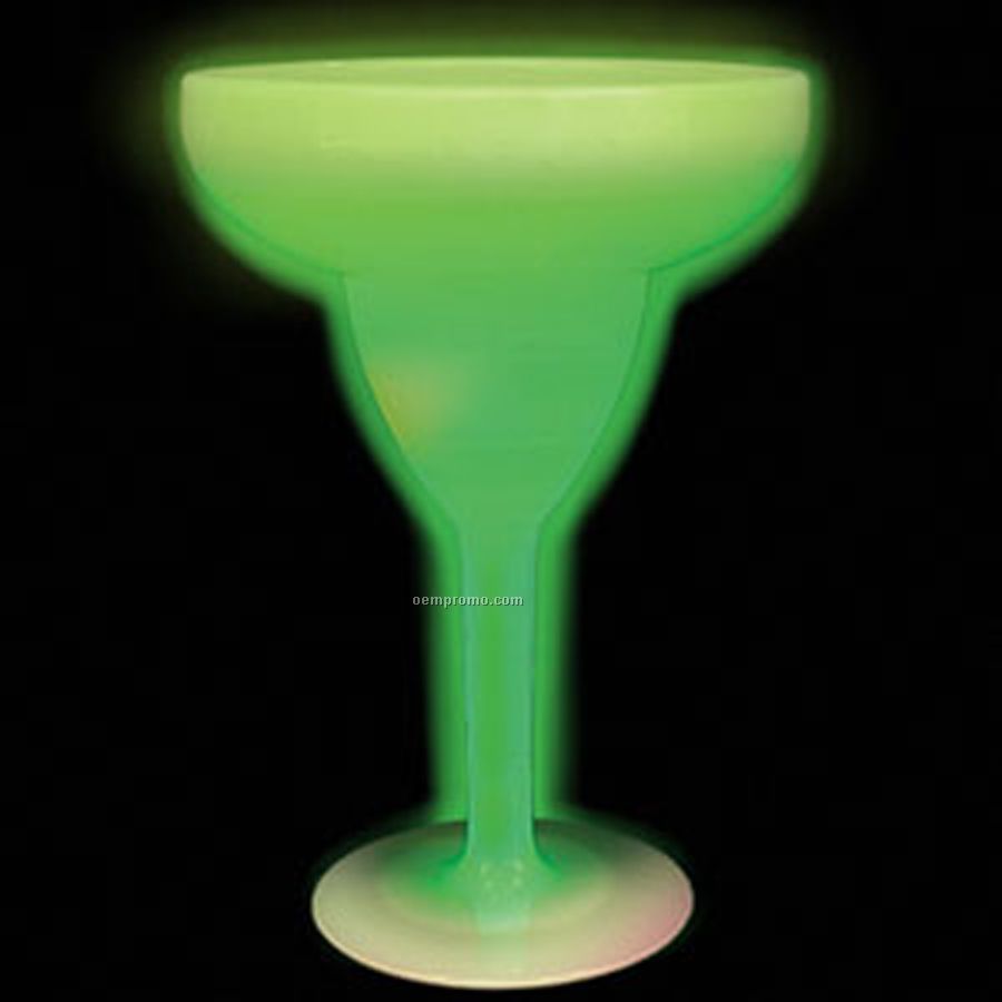 9 Oz. Green Margarita Glow Glass