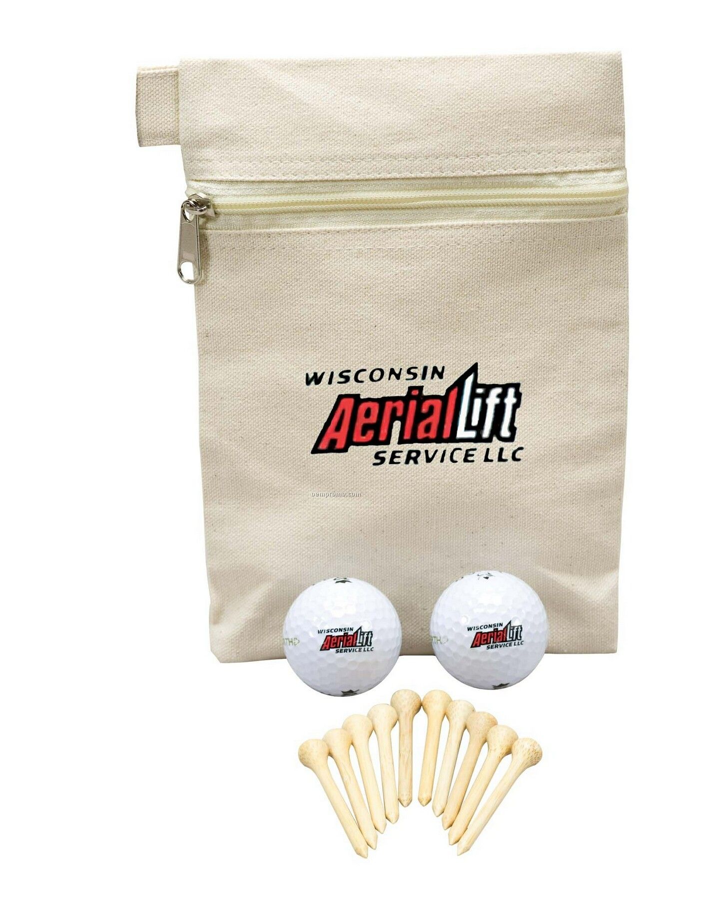 Goingreen Small Event Kit W/ 2 Wilson Eco Core Golf Balls & 10 Bamboo Tees