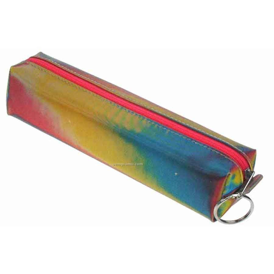 Red/Yellow/Blue Globo 3d Lenticular Pencil Case (Stock)