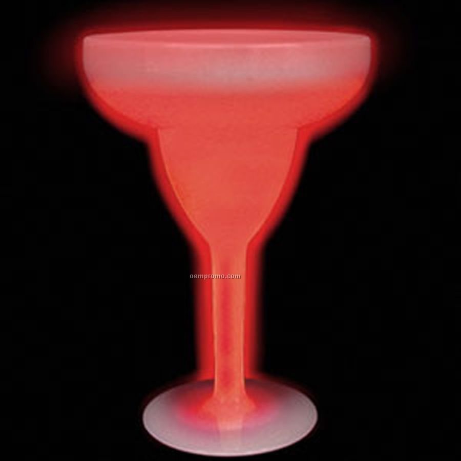 9 Oz. Red Margarita Glow Glass