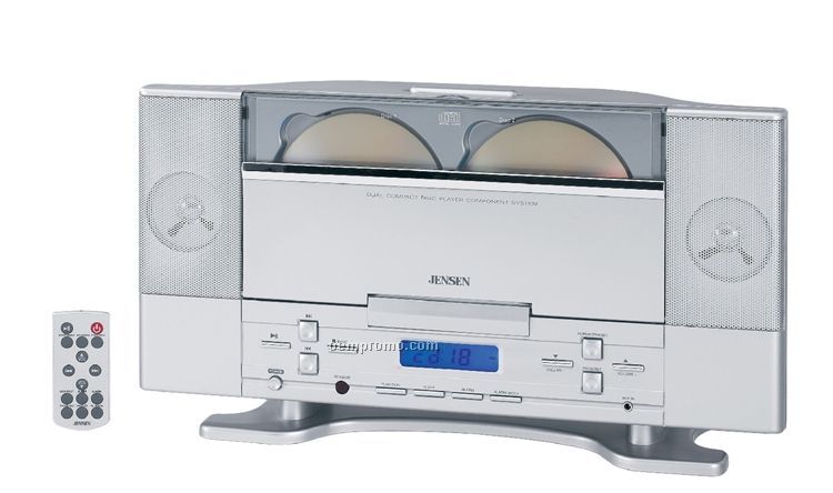 Dual Front Loading CD System W/ Digital Tuner And Remote Control