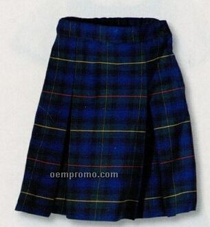 Girls Plaid Skirt (7-14 And Half Sizes)