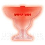 Margarita Light Up Pendant Necklace W/ Red LED