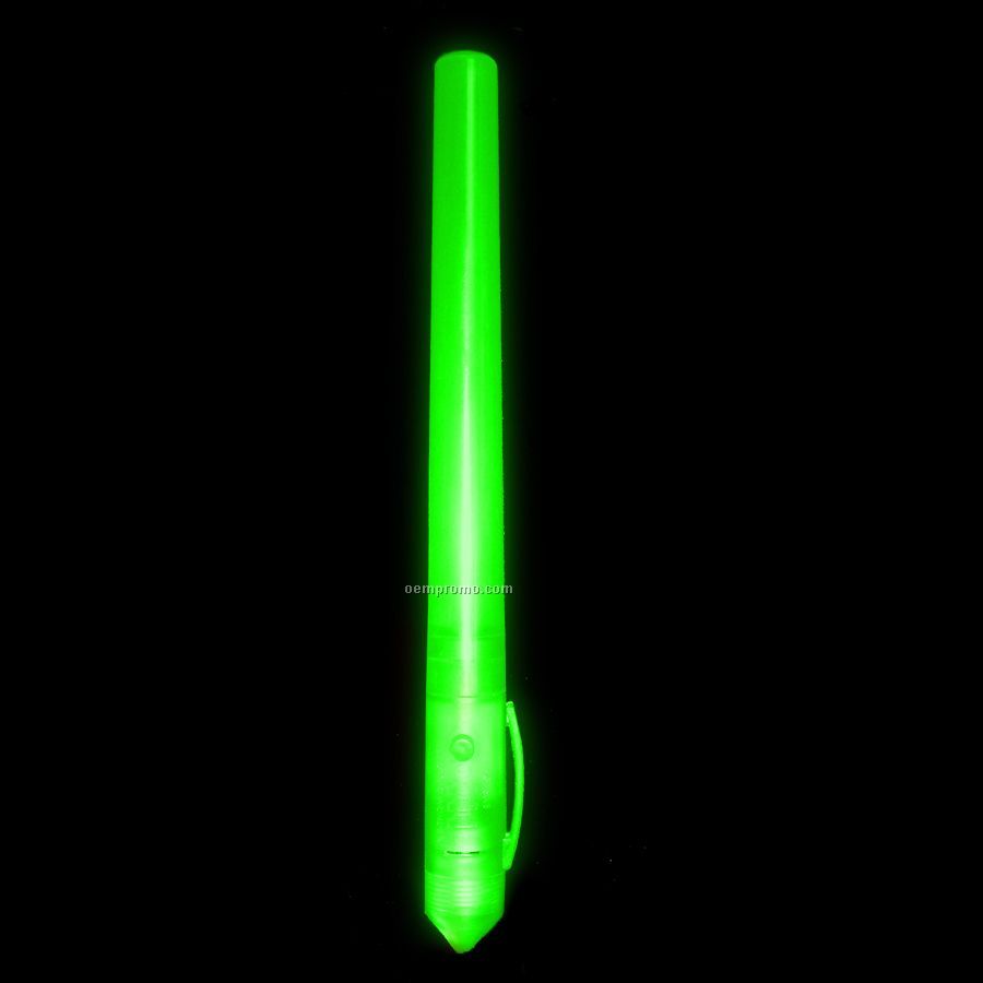 Electronic Glow Stick - Green LED Light