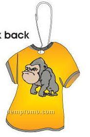 Gorilla T-shirt Zipper Pull