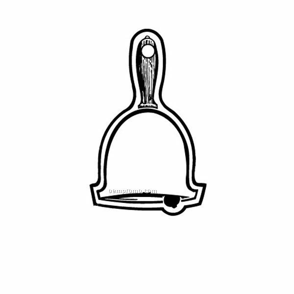 Stock Shape Collection Hand Bell 2 Key Tag