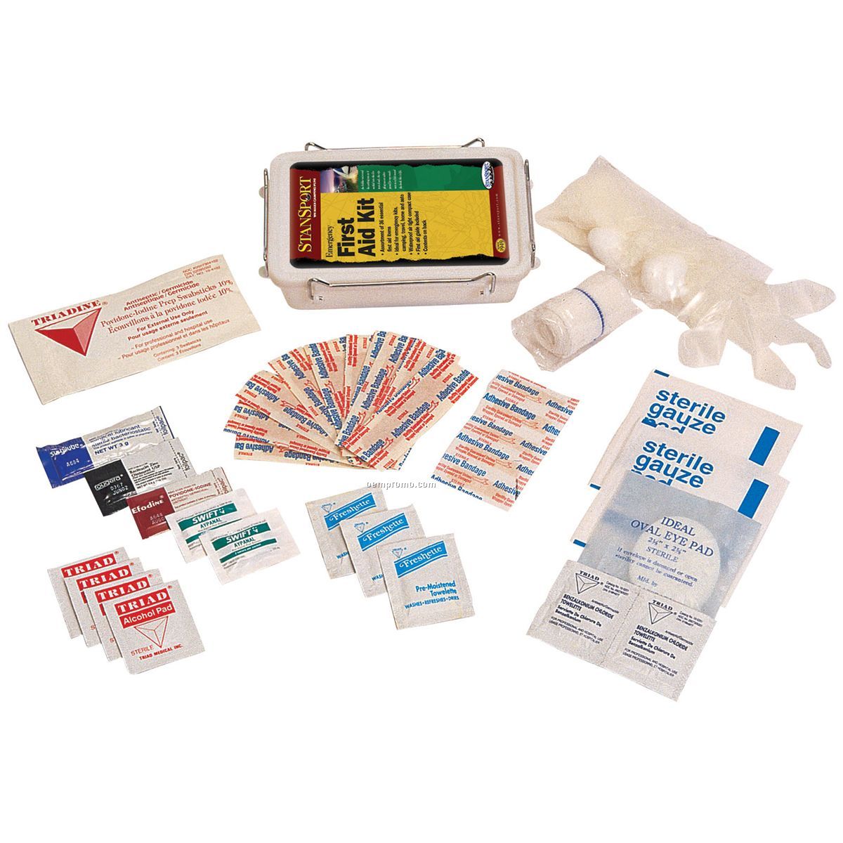 Emergency First Aid Kit 36 Items Compact Case