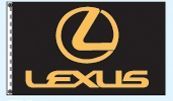 Standard Double Face Dealer Logo Spacewalker Flag (Lexus)