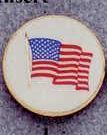 7/8" Insert American Flag - Medallions Stock Kromafusion