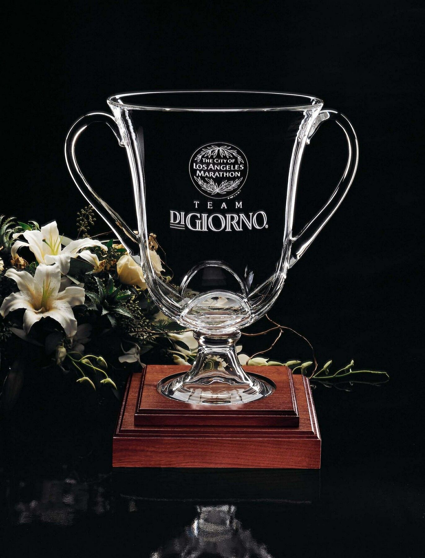 Jaffa Legacy Trophy Bowl With Wood Base